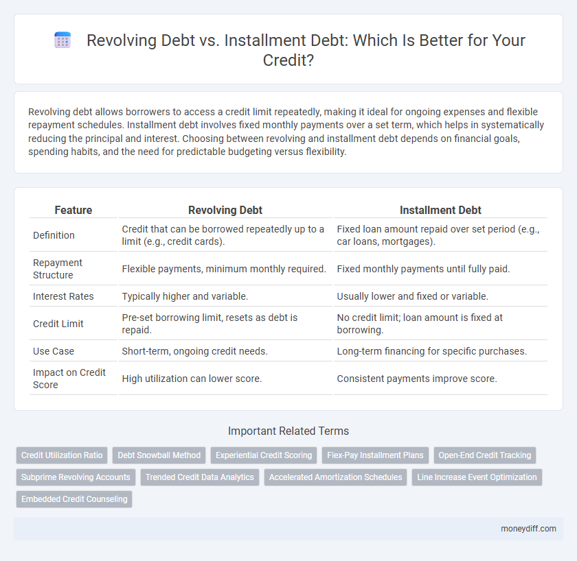 Revolving Debt vs. Installment Debt: Which Is Better for Your Credit?