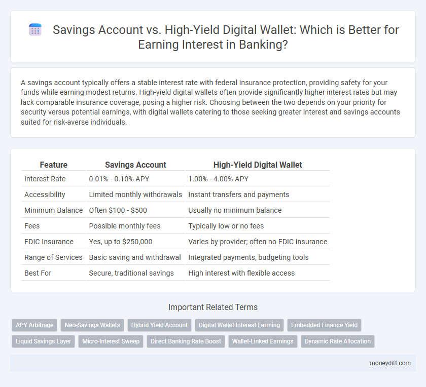 Savings Account vs. High-Yield Digital Wallet: Which is Better for Earning Interest in Banking?