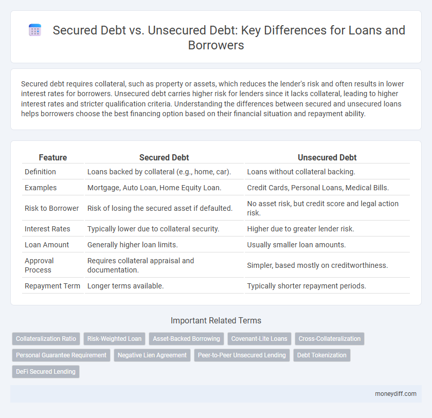 Secured Debt vs. Unsecured Debt: Key Differences for Loans and Borrowers