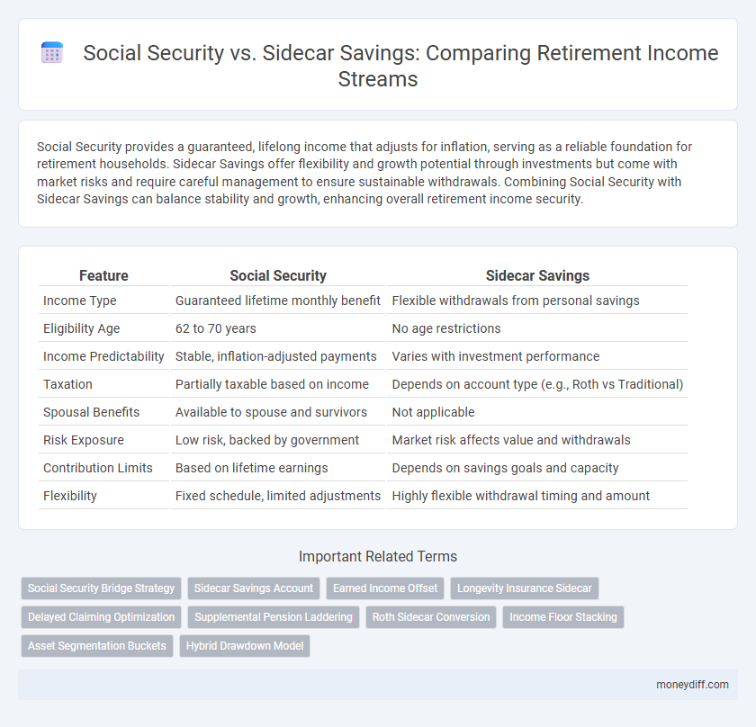 Social Security vs. Sidecar Savings: Comparing Retirement Income Streams