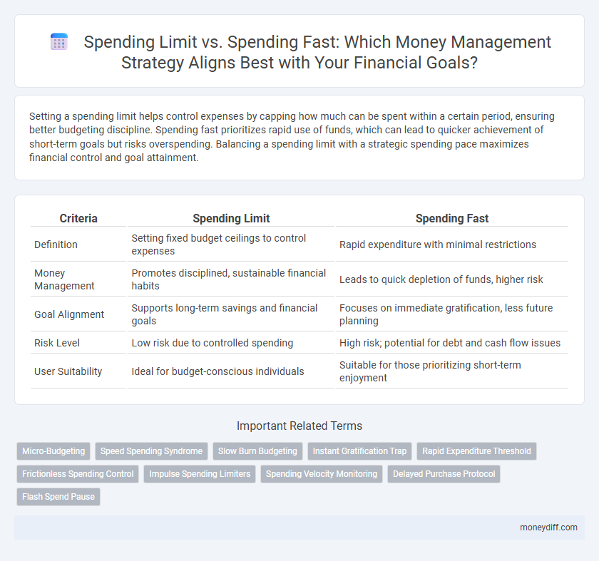 Spending Limit vs. Spending Fast: Which Money Management Strategy Aligns Best with Your Financial Goals?