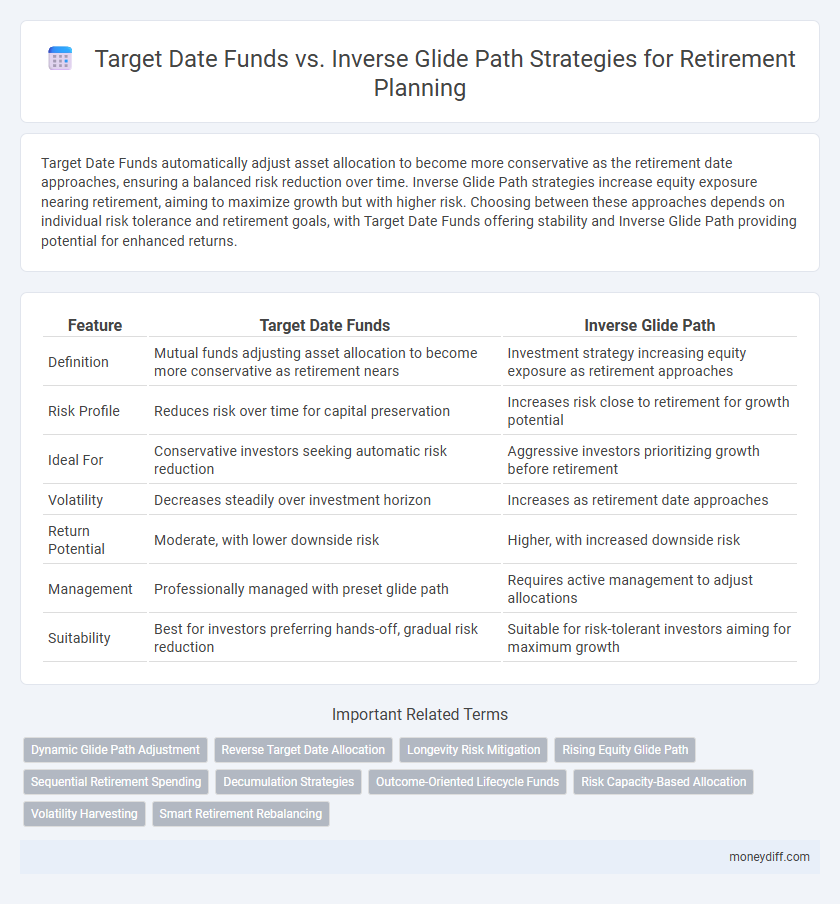 Target Date Funds vs. Inverse Glide Path Strategies for Retirement Planning