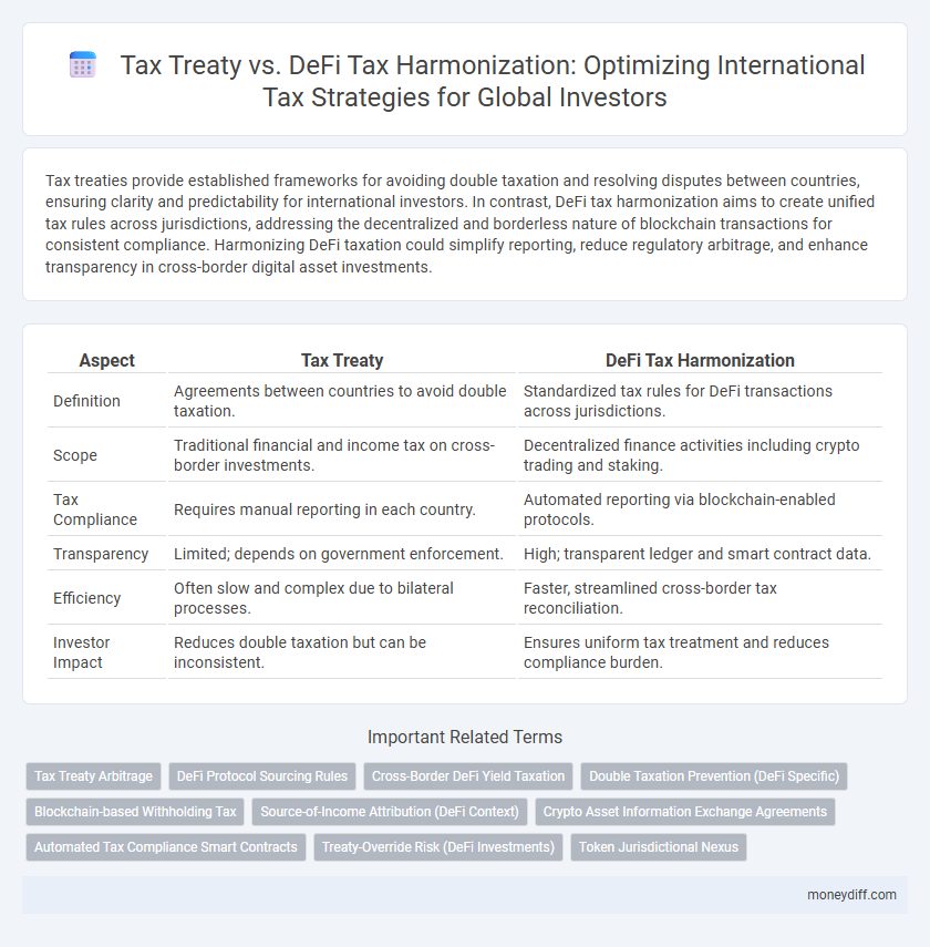 Tax Treaty vs. DeFi Tax Harmonization: Optimizing International Tax Strategies for Global Investors