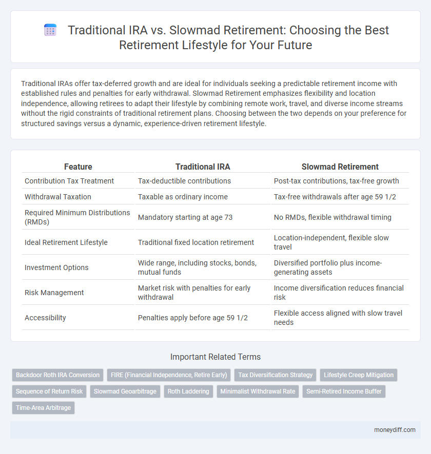 Traditional IRA vs. Slowmad Retirement: Choosing the Best Retirement Lifestyle for Your Future