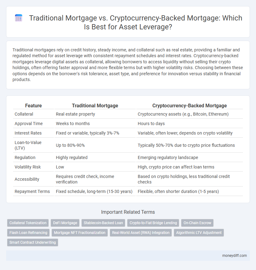 Traditional Mortgage vs. Cryptocurrency-Backed Mortgage: Which Is Best for Asset Leverage?