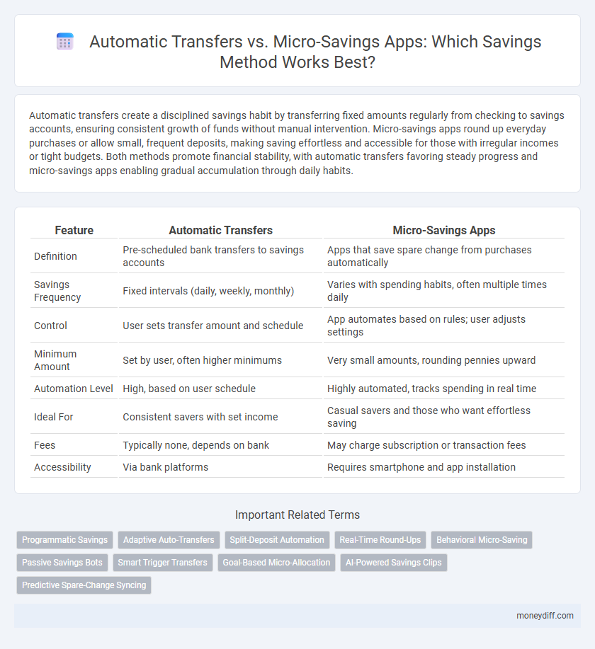 Automatic Transfers vs. Micro-Savings Apps: Which Savings Method Works Best?