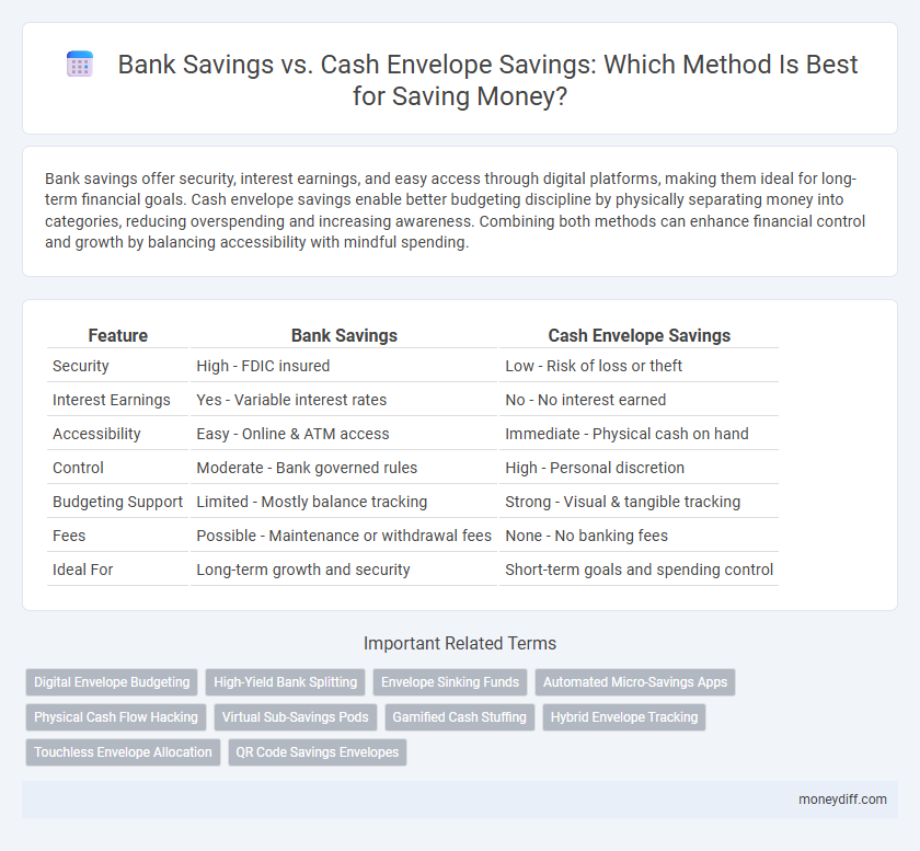 Bank Savings vs. Cash Envelope Savings: Which Method Is Best for Saving Money?