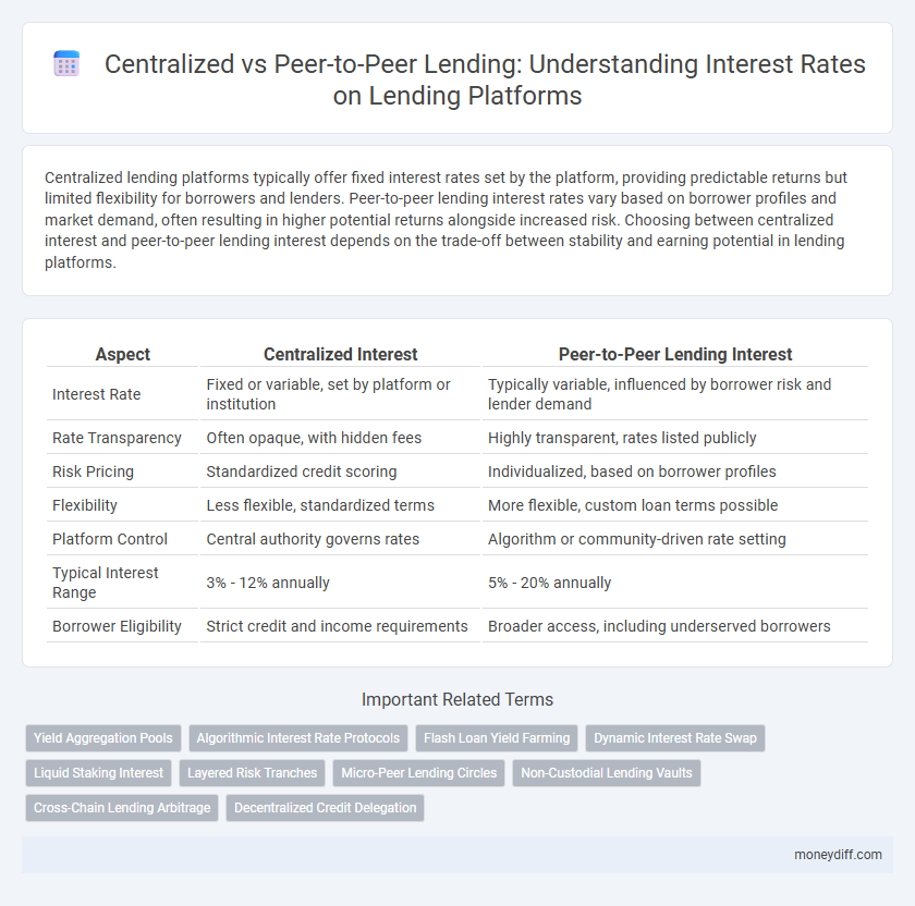 Centralized vs Peer-to-Peer Lending: Understanding Interest Rates on Lending Platforms