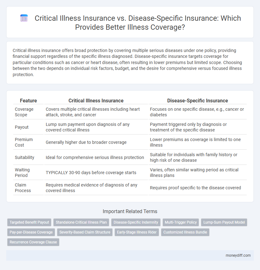 Critical Illness Insurance vs. Disease-Specific Insurance: Which Provides Better Illness Coverage?