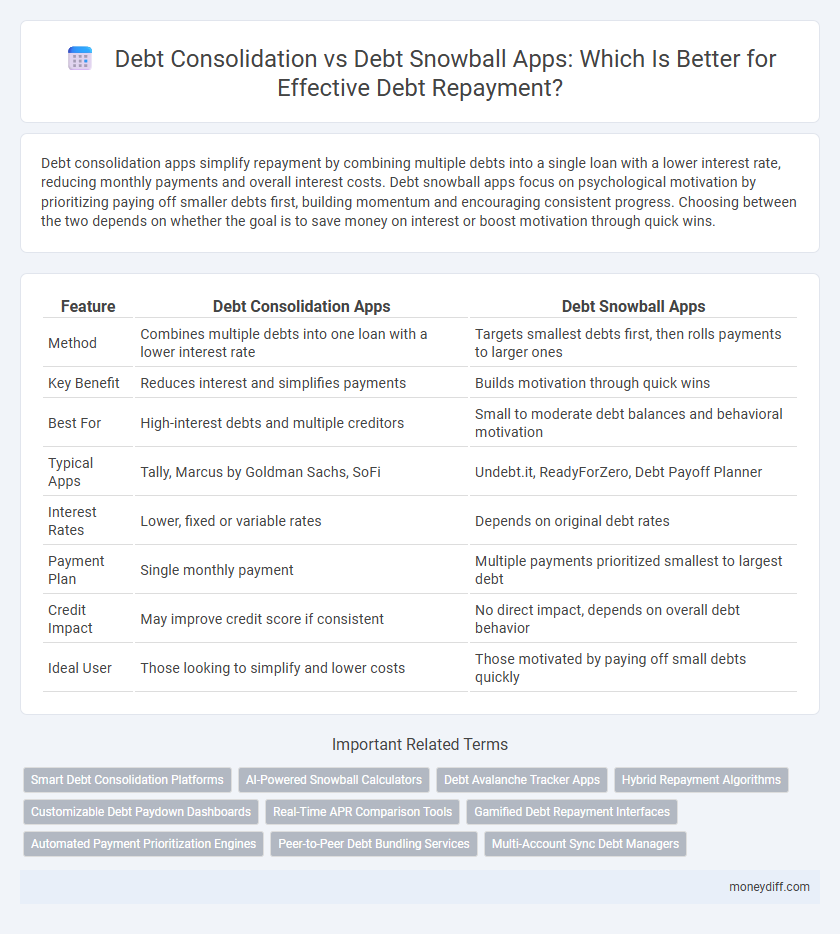 Debt Consolidation vs Debt Snowball Apps: Which Is Better for Effective Debt Repayment?