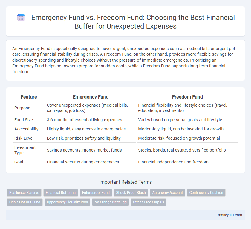 Emergency Fund vs. Freedom Fund: Choosing the Best Financial Buffer for Unexpected Expenses