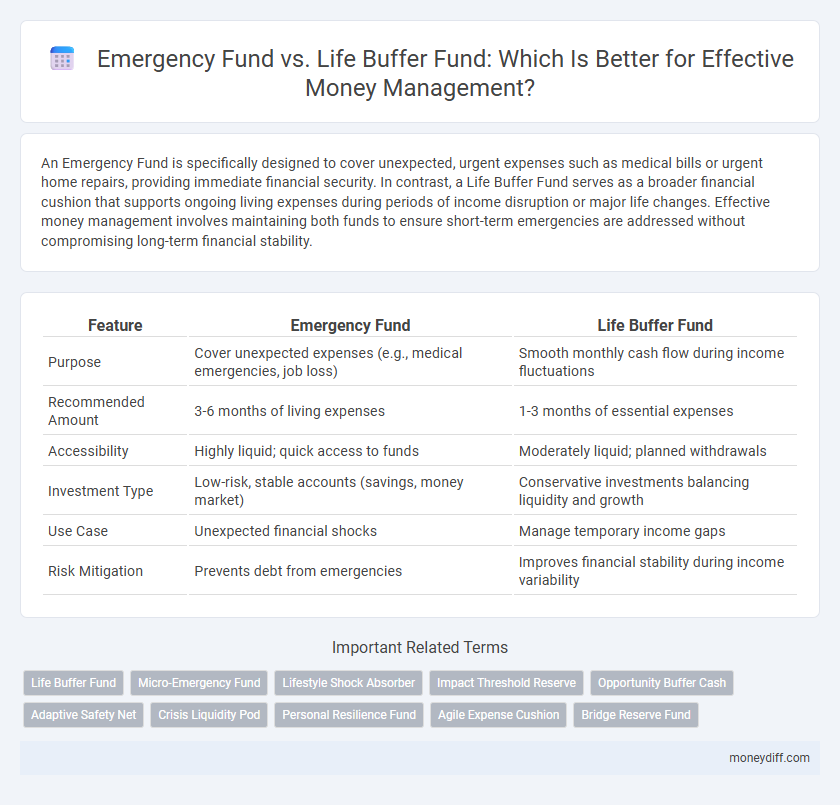 Emergency Fund vs. Life Buffer Fund: Which Is Better for Effective Money Management?
