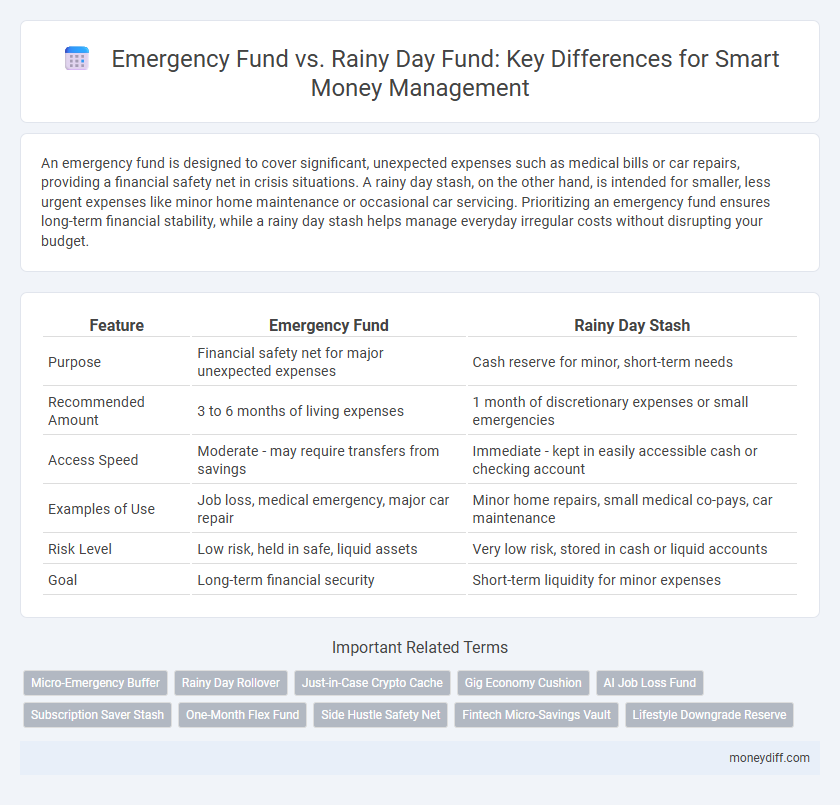 Emergency Fund vs. Rainy Day Fund: Key Differences for Smart Money Management