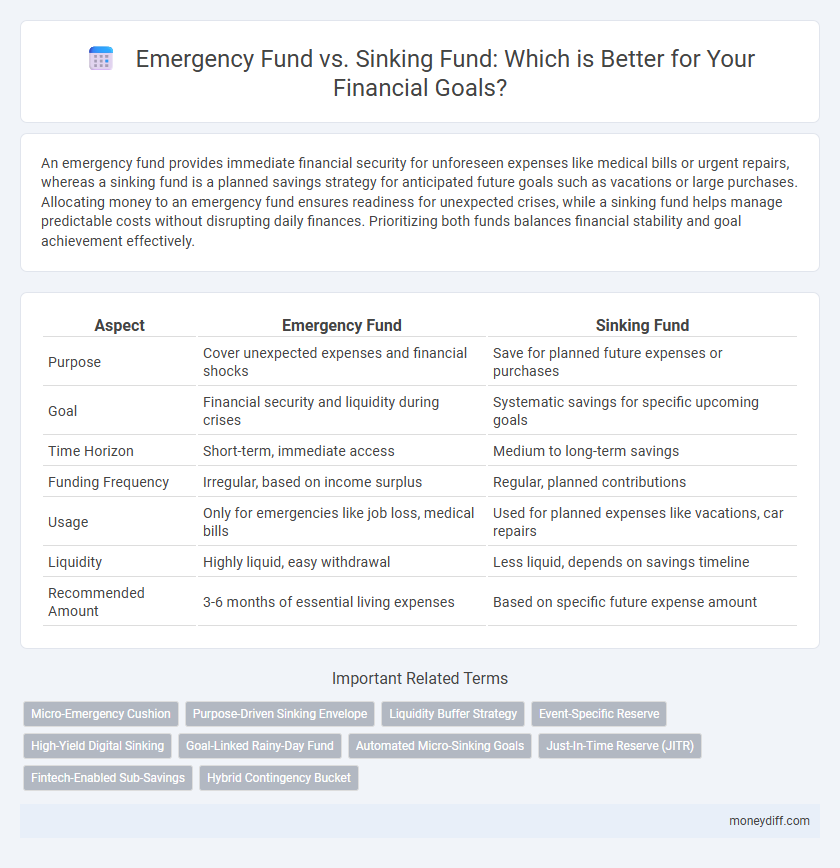 Emergency Fund vs. Sinking Fund: Which is Better for Your Financial Goals?