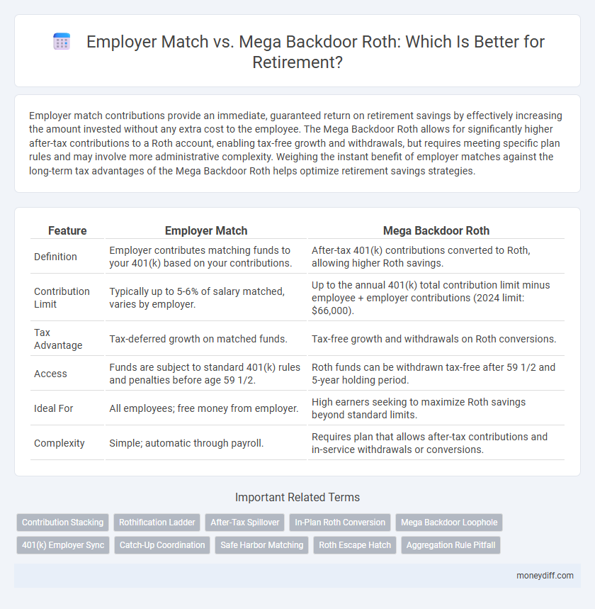 Employer Match vs. Mega Backdoor Roth: Which Is Better for Retirement?