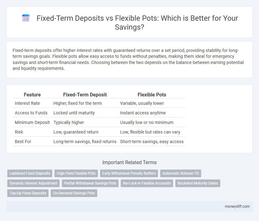 Fixed-Term Deposits vs Flexible Pots: Which is Better for Your Savings?