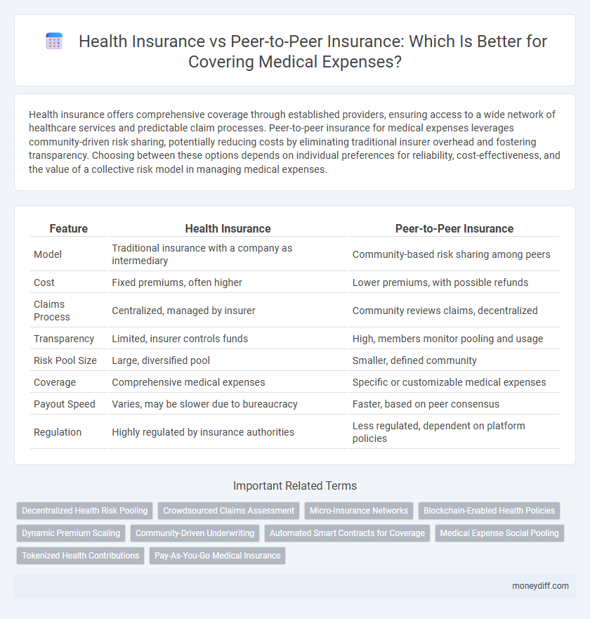 Health Insurance vs Peer-to-Peer Insurance: Which Is Better for Covering Medical Expenses?