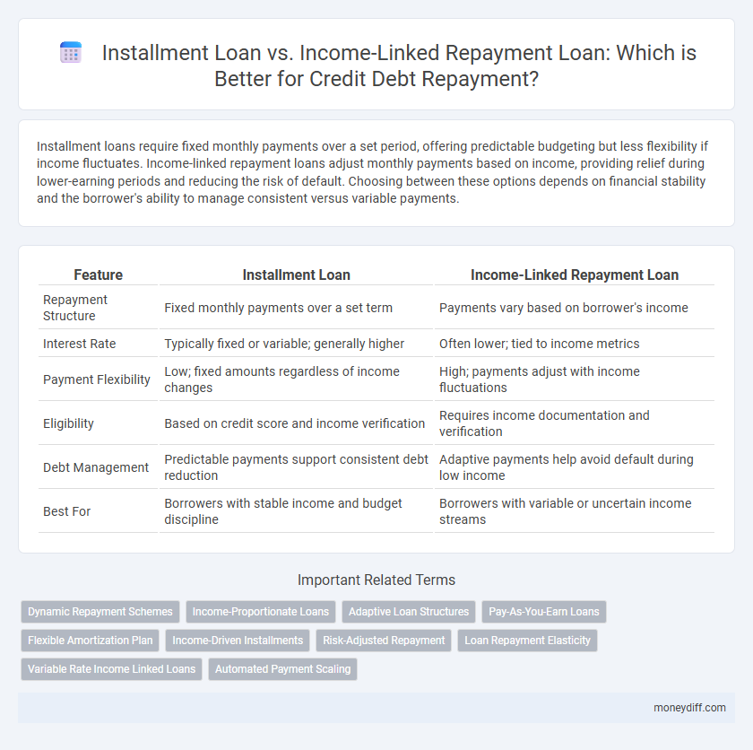 Installment Loan vs. Income-Linked Repayment Loan: Which is Better for Credit Debt Repayment?