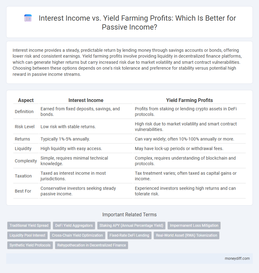 Interest Income vs. Yield Farming Profits: Which Is Better for Passive Income?