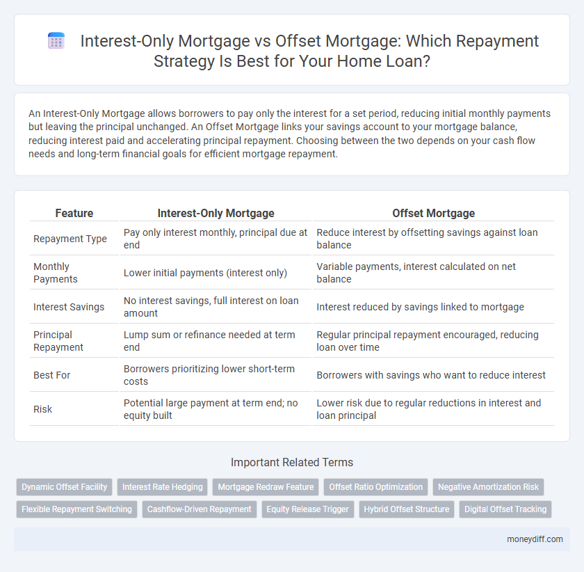 Interest-Only Mortgage vs Offset Mortgage: Which Repayment Strategy Is Best for Your Home Loan?