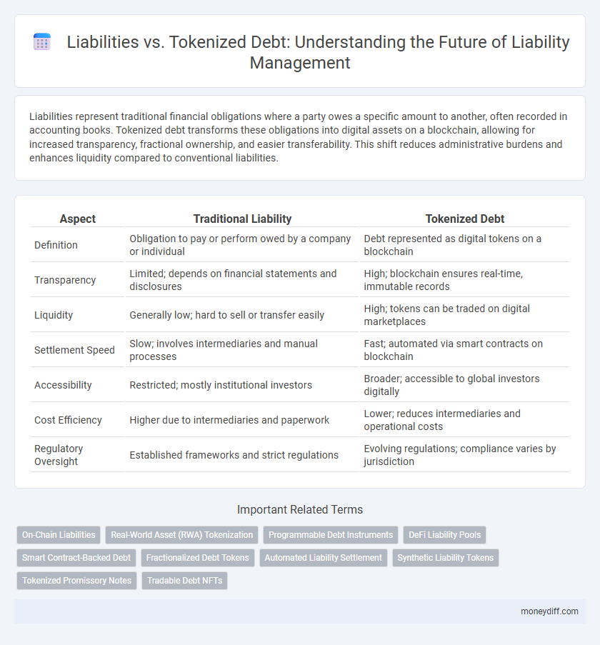 Liabilities vs. Tokenized Debt: Understanding the Future of Liability Management