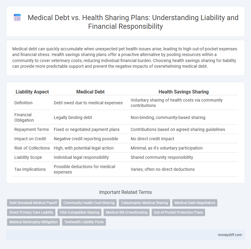 Medical Debt vs. Health Sharing Plans: Understanding Liability and Financial Responsibility