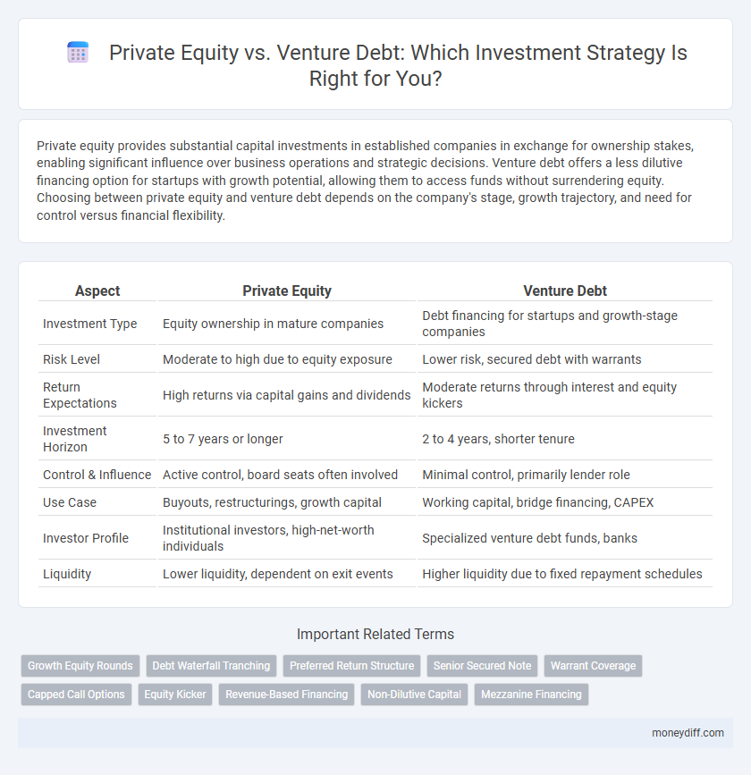 Private Equity vs. Venture Debt: Which Investment Strategy Is Right for You?