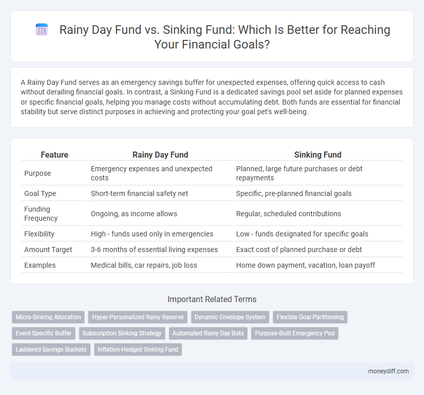 Rainy Day Fund vs. Sinking Fund: Which Is Better for Reaching Your Financial Goals?