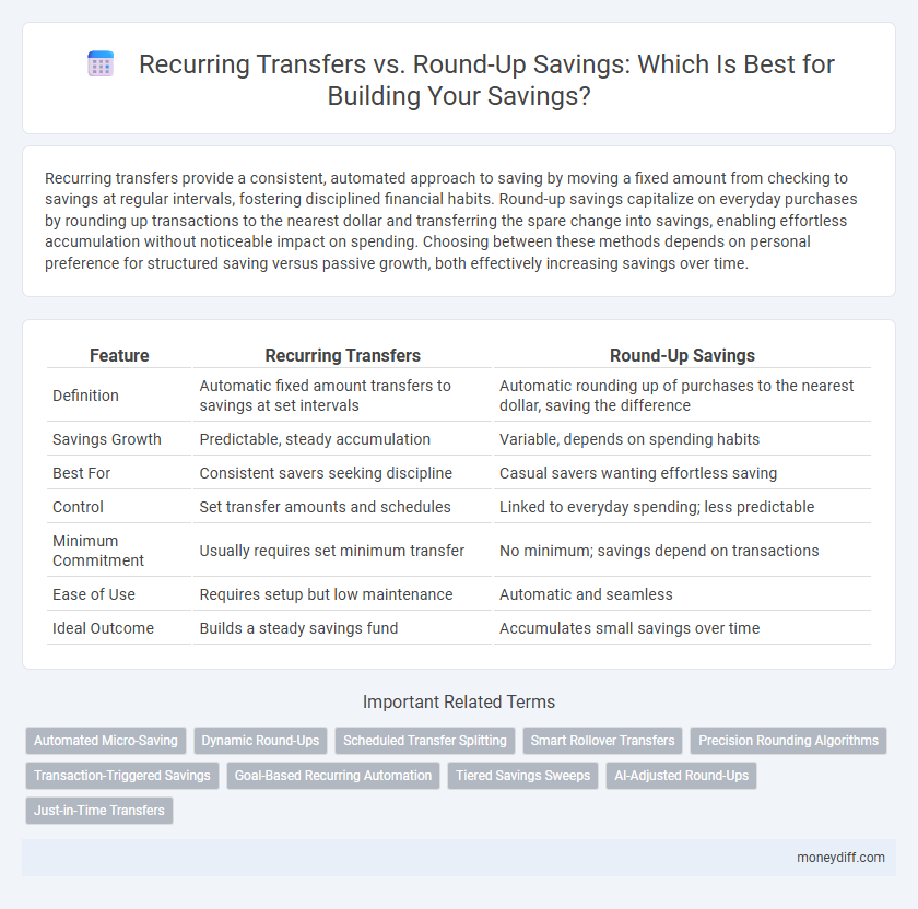 Recurring Transfers vs. Round-Up Savings: Which Is Best for Building Your Savings?