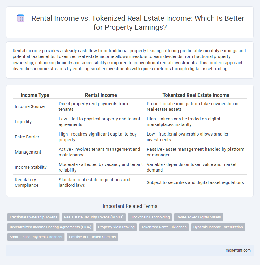 Rental Income vs. Tokenized Real Estate Income: Which Is Better for Property Earnings?