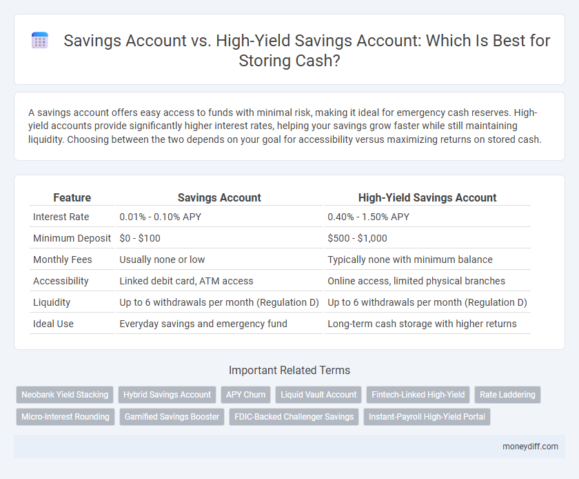 Savings Account vs. High-Yield Savings Account: Which Is Best for Storing Cash?