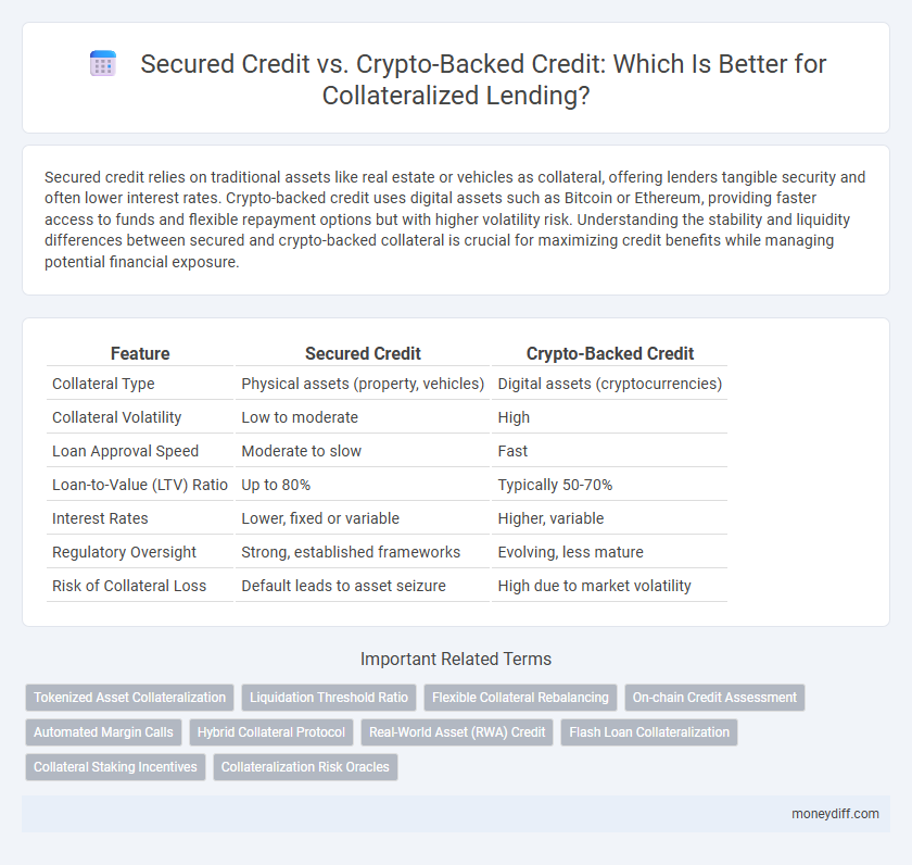 Secured Credit vs. Crypto-Backed Credit: Which Is Better for Collateralized Lending?