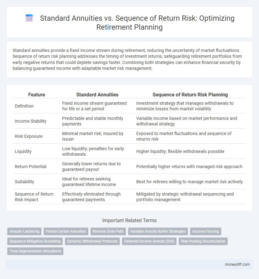 Standard Annuities vs. Sequence of Return Risk: Optimizing Retirement Planning