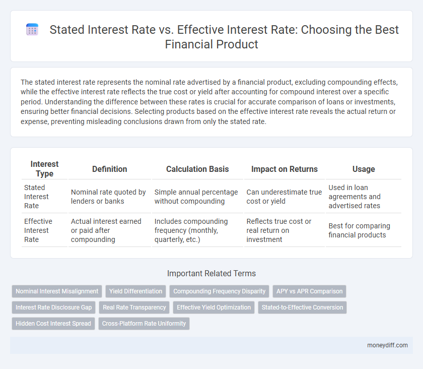 Stated Interest Rate vs. Effective Interest Rate: Choosing the Best Financial Product