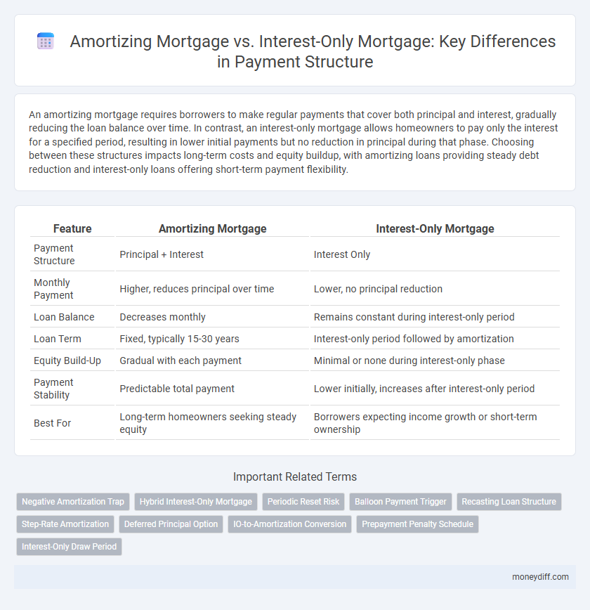 Amortizing Mortgage vs. Interest-Only Mortgage: Key Differences in Payment Structure