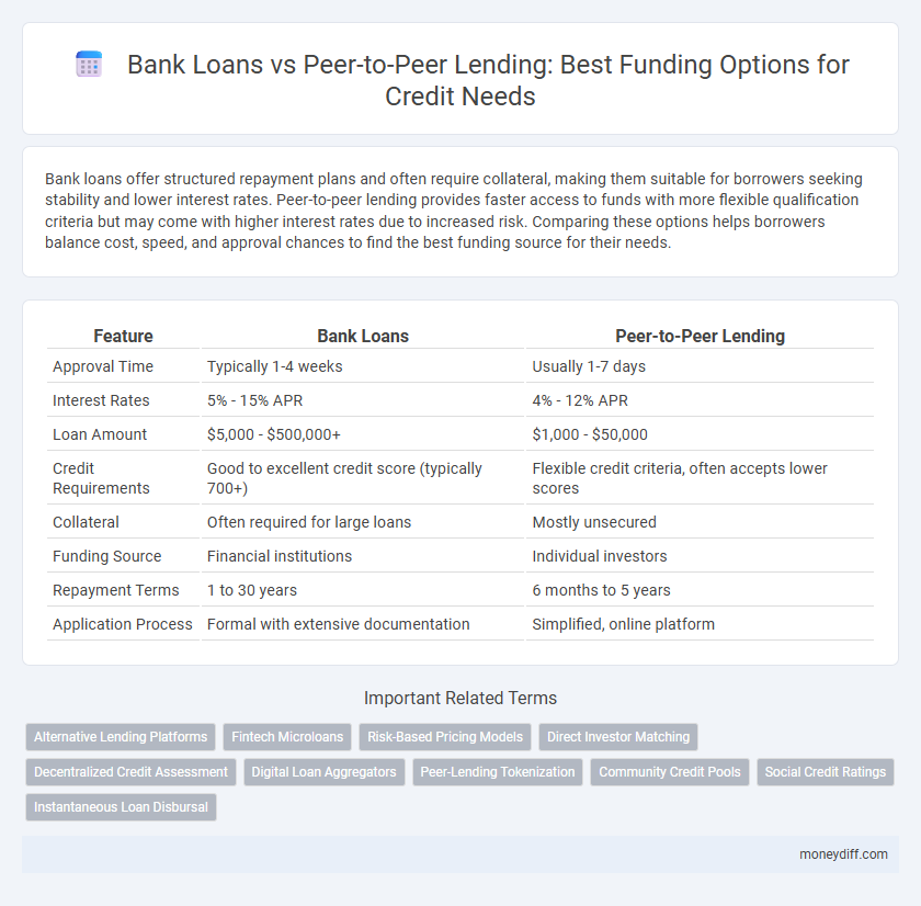 Bank Loans vs Peer-to-Peer Lending: Best Funding Options for Credit Needs