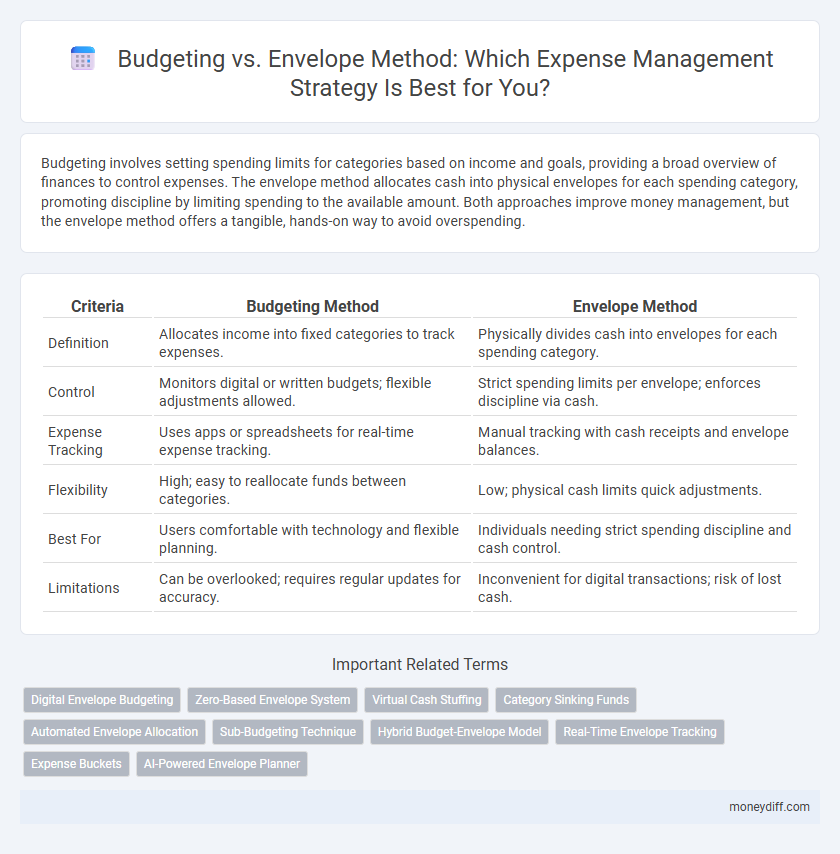 Budgeting vs. Envelope Method: Which Expense Management Strategy Is Best for You?