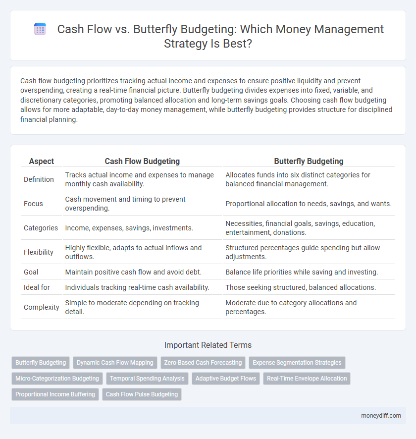 Cash Flow vs. Butterfly Budgeting: Which Money Management Strategy Is Best?