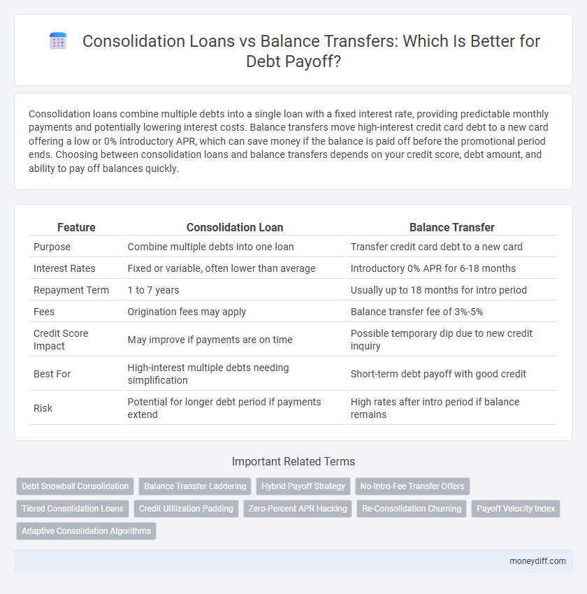 Consolidation Loans vs Balance Transfers: Which Is Better for Debt Payoff?