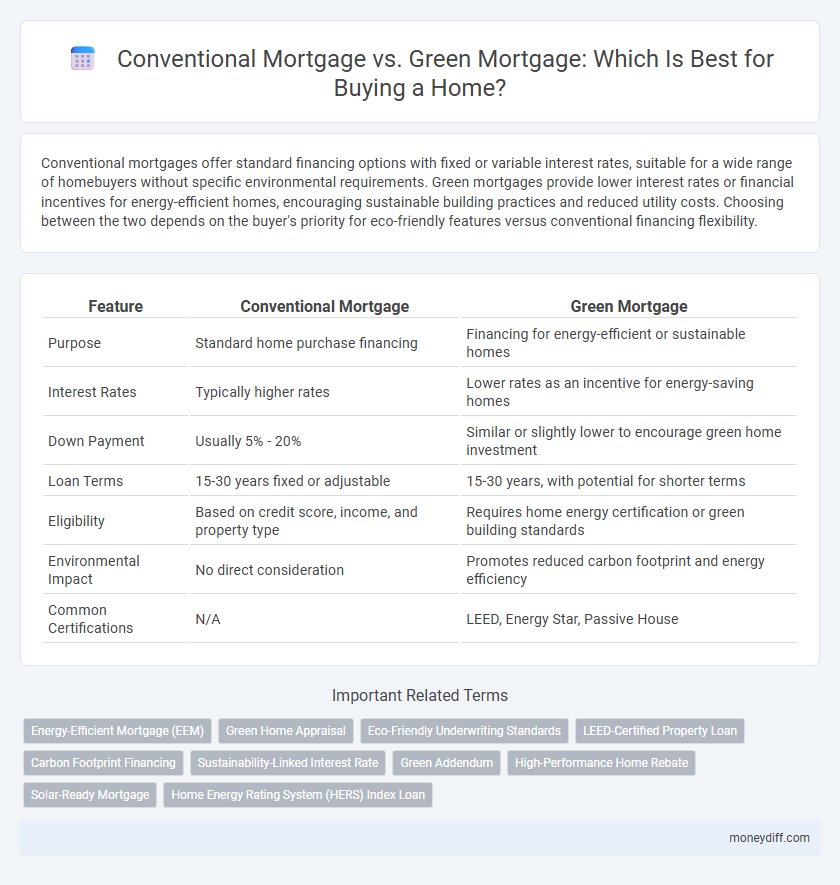 Conventional Mortgage vs. Green Mortgage: Which Is Best for Buying a Home?
