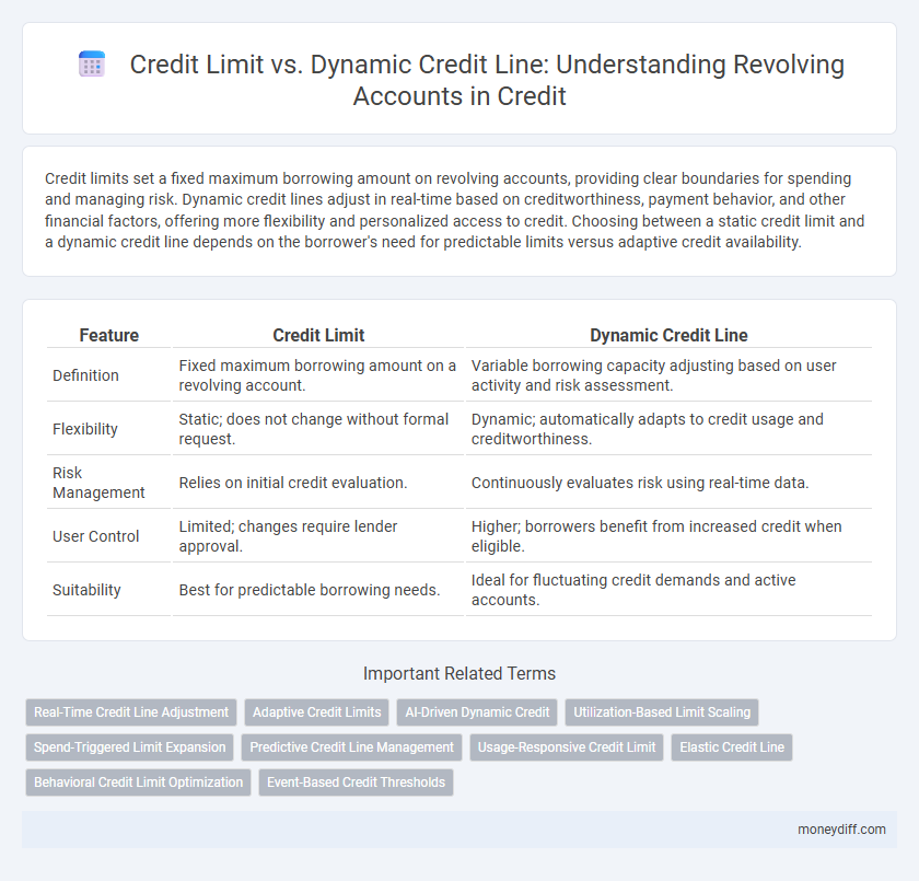 Credit Limit vs. Dynamic Credit Line: Understanding Revolving Accounts in Credit