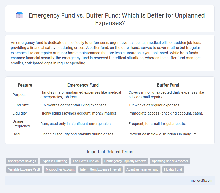 Emergency Fund vs. Buffer Fund: Which Is Better for Unplanned Expenses?