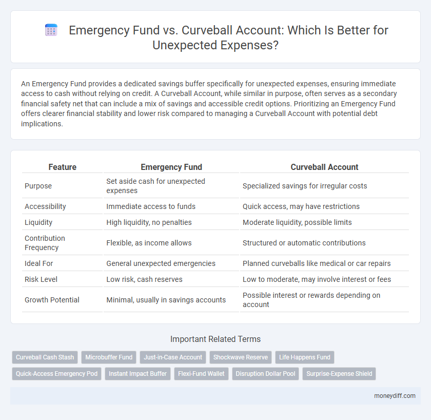 Emergency Fund vs. Curveball Account: Which Is Better for Unexpected Expenses?