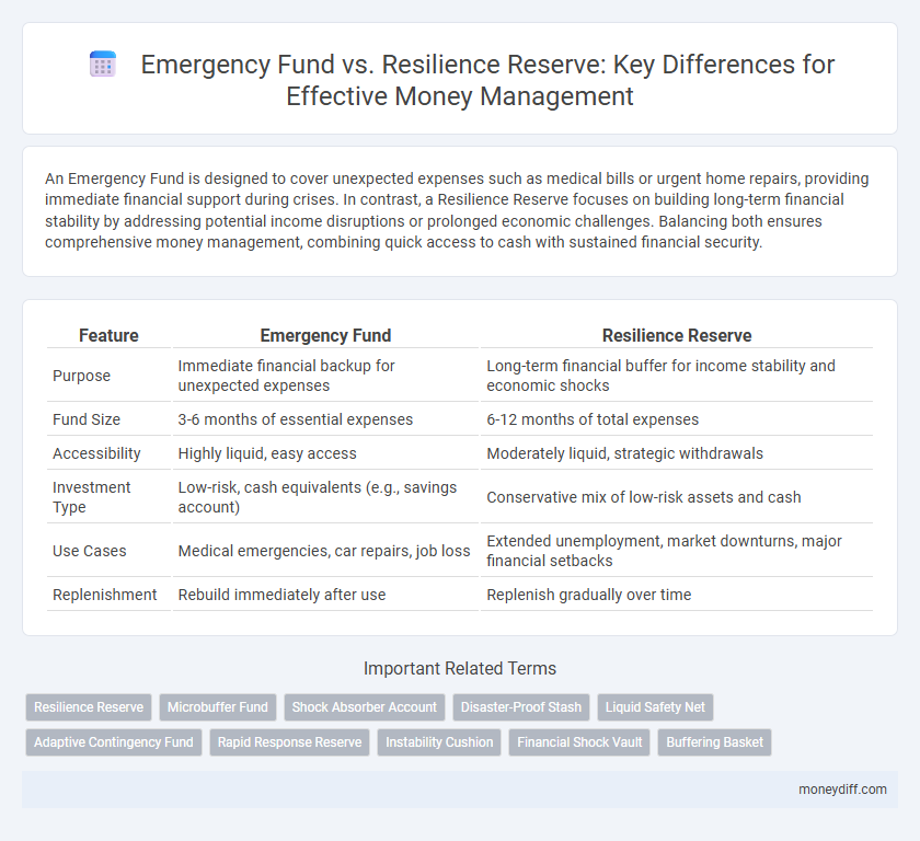 Emergency Fund vs. Resilience Reserve: Key Differences for Effective Money Management