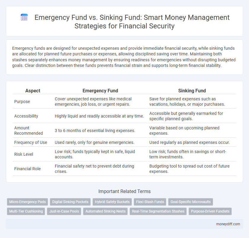 Emergency Fund vs. Sinking Fund: Smart Money Management Strategies for Financial Security
