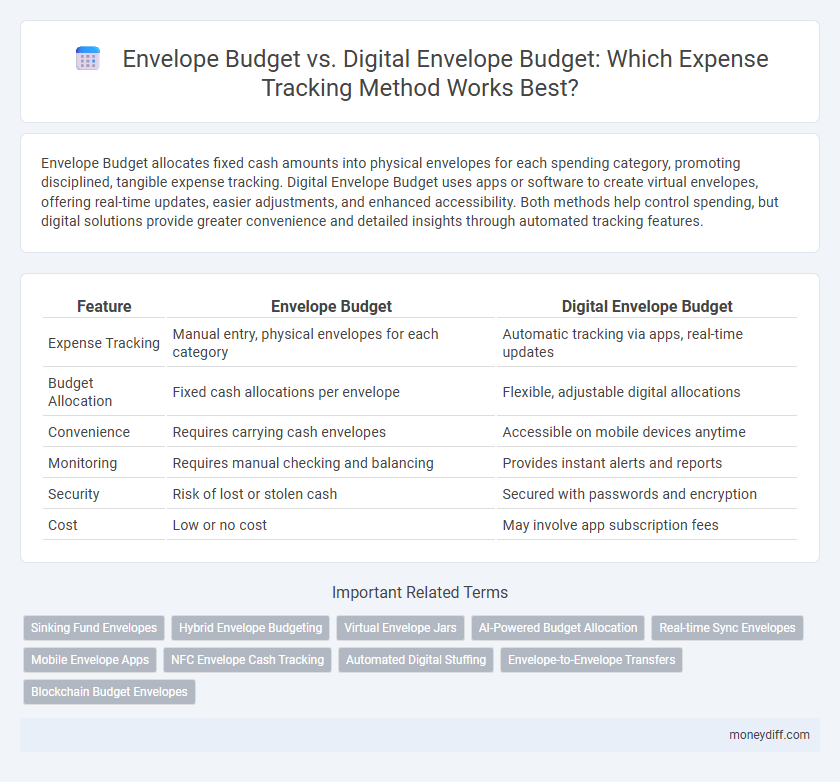 Envelope Budget vs. Digital Envelope Budget: Which Expense Tracking Method Works Best?
