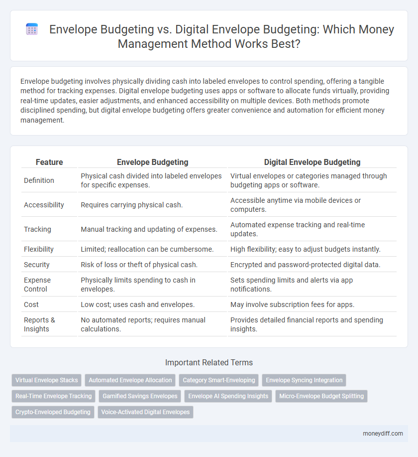 Envelope Budgeting vs. Digital Envelope Budgeting: Which Money Management Method Works Best?