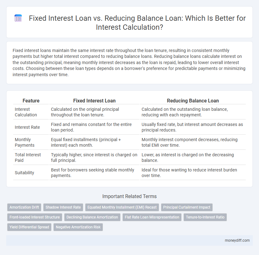 Fixed Interest Loan vs. Reducing Balance Loan: Which Is Better for Interest Calculation?