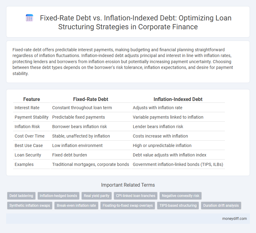 Fixed-Rate Debt vs. Inflation-Indexed Debt: Optimizing Loan Structuring Strategies in Corporate Finance