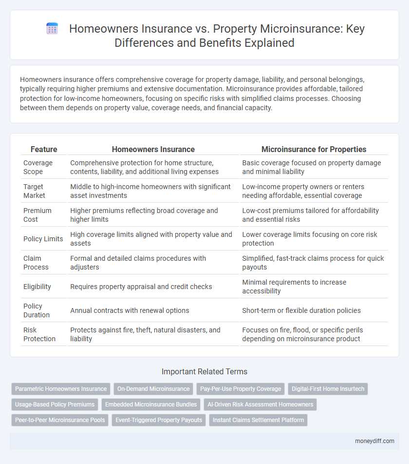 Homeowners Insurance vs. Property Microinsurance: Key Differences and Benefits Explained